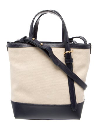 Bally Canvas Top Handle Bag