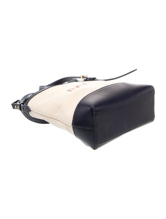 Bally Canvas Top Handle Bag