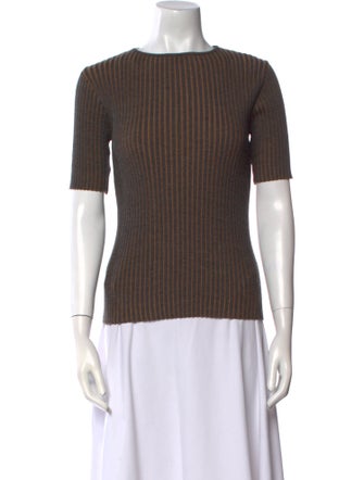 Bally Virgin Wool Striped Sweater