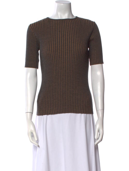 Bally Virgin Wool Striped Sweater