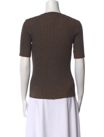 Bally Virgin Wool Striped Sweater
