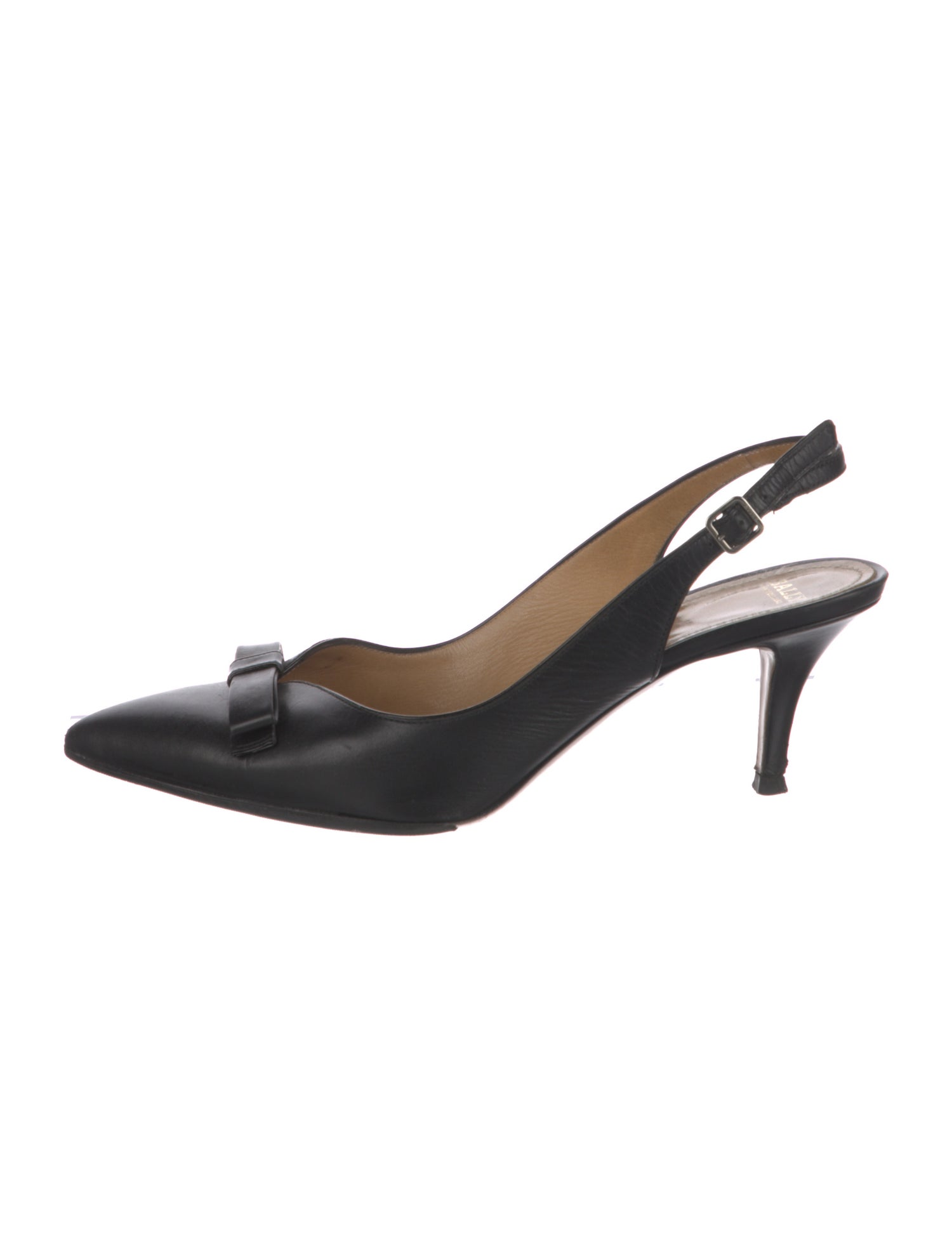 Bally Leather Slingback Pumps
