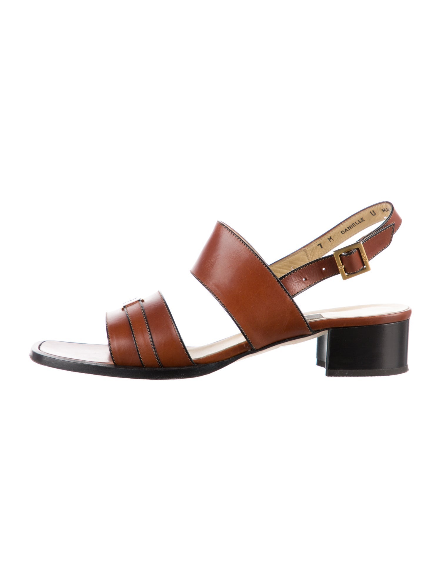Bally Leather Slingback Sandals