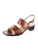 Bally Leather Slingback Sandals