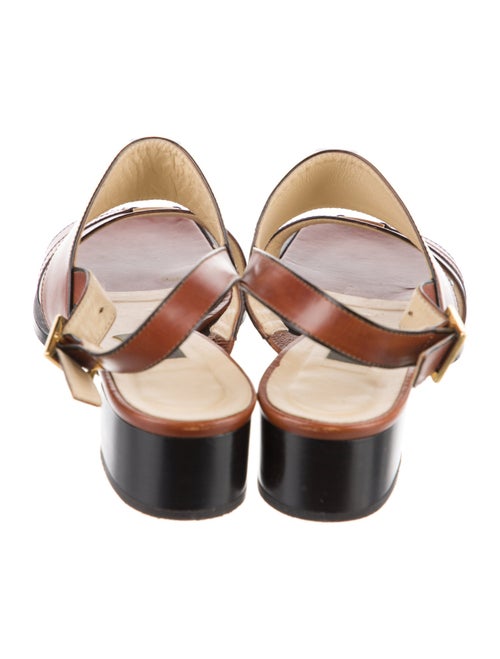 Bally Leather Slingback Sandals
