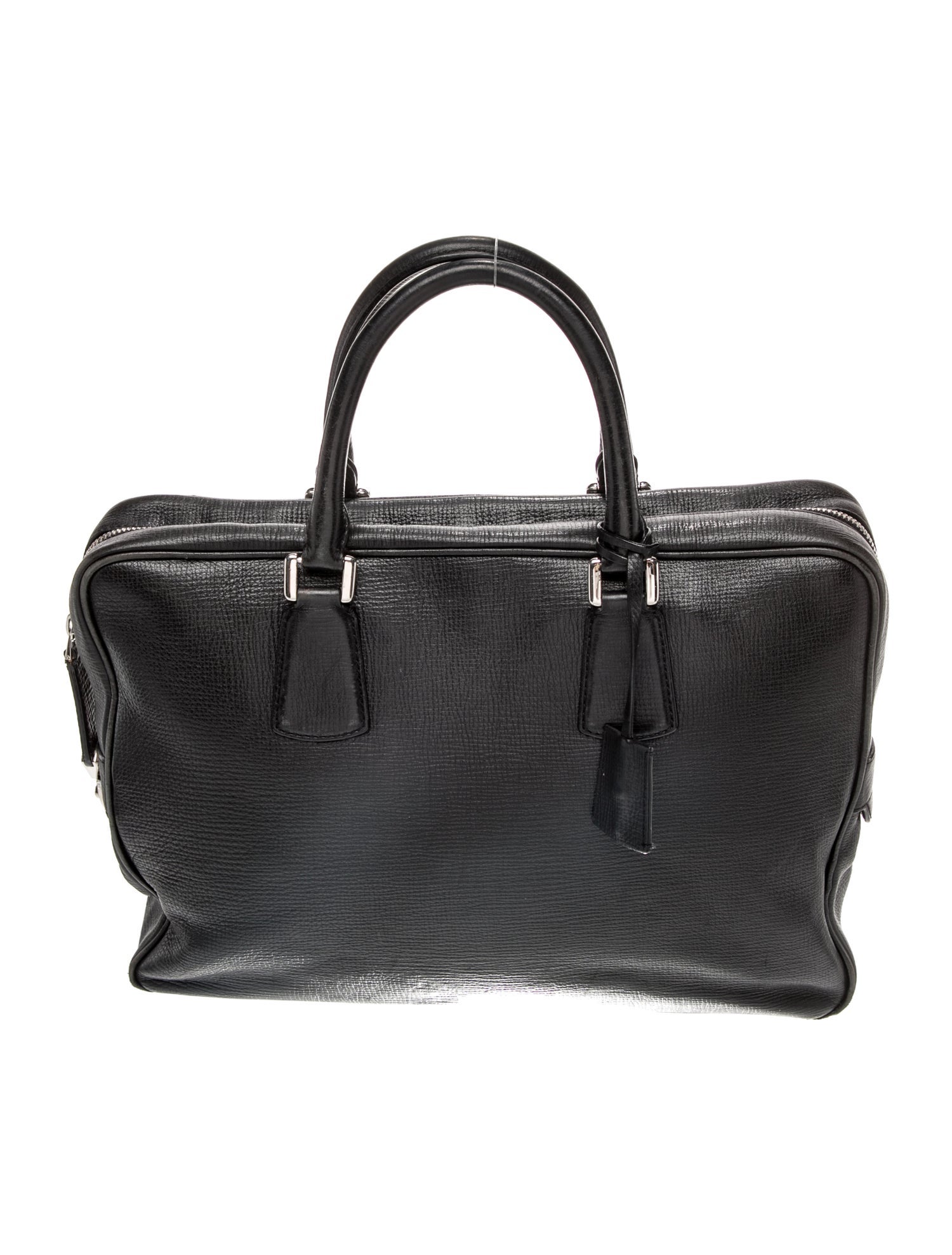 Bally Leather Top Handle Bag