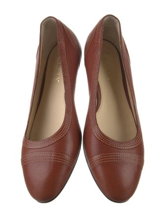 Bally Leather Ballet Flats