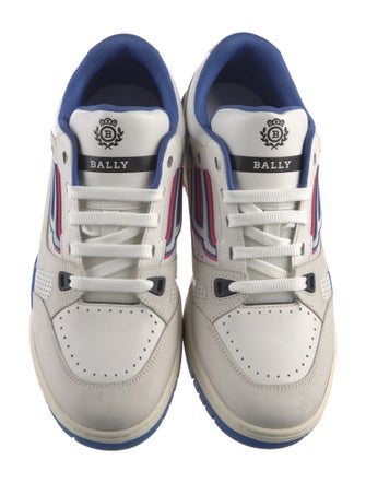 Bally Leather Printed Athletic Sneakers