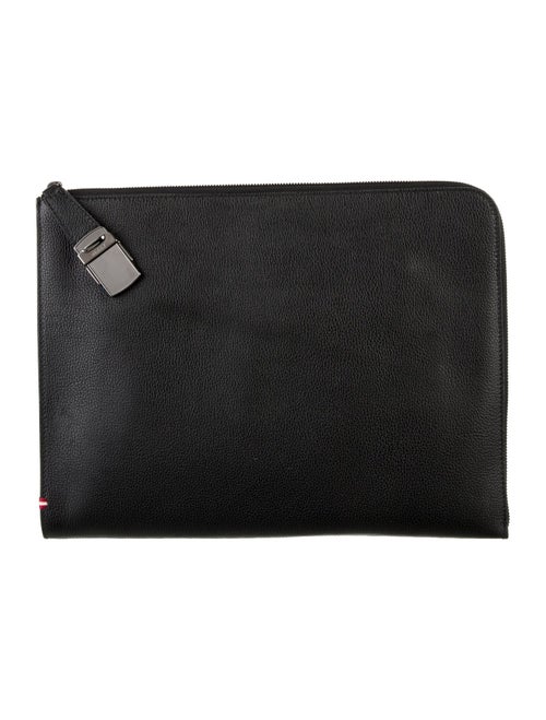 Bally Leather Zip-Up Laptop Case