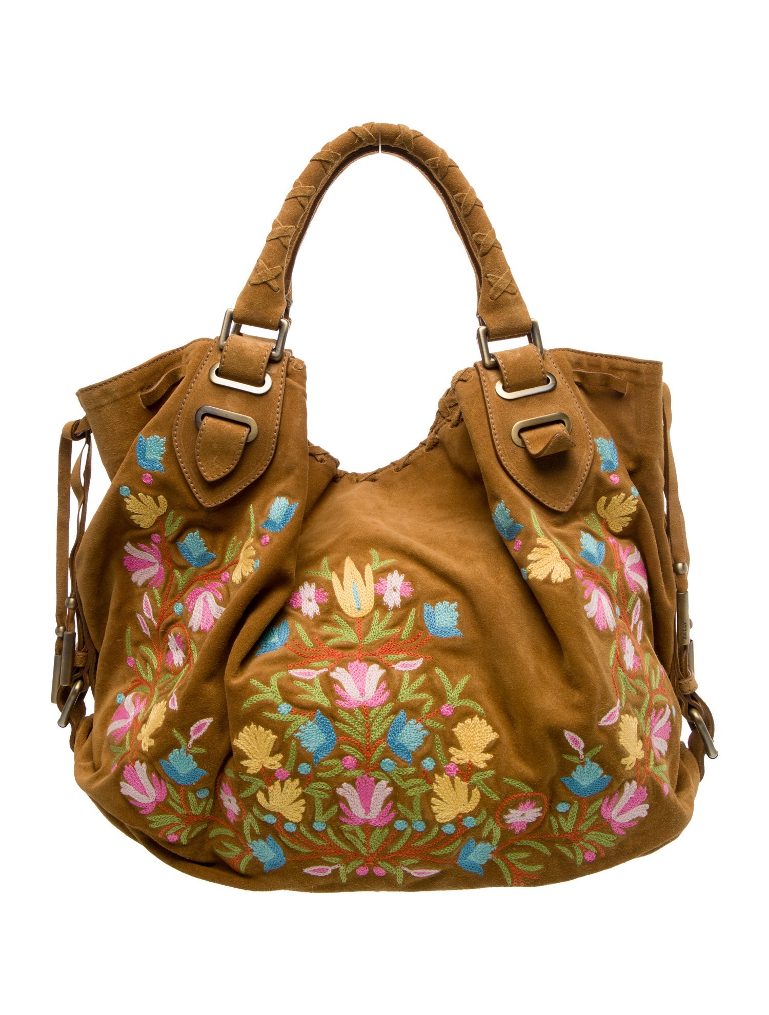 Bally Suede Shoulder Bag