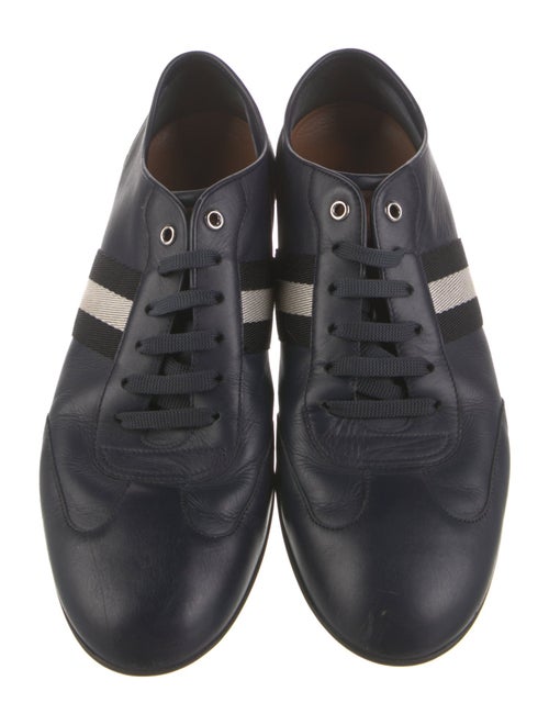 Bally Leather Printed Sneakers