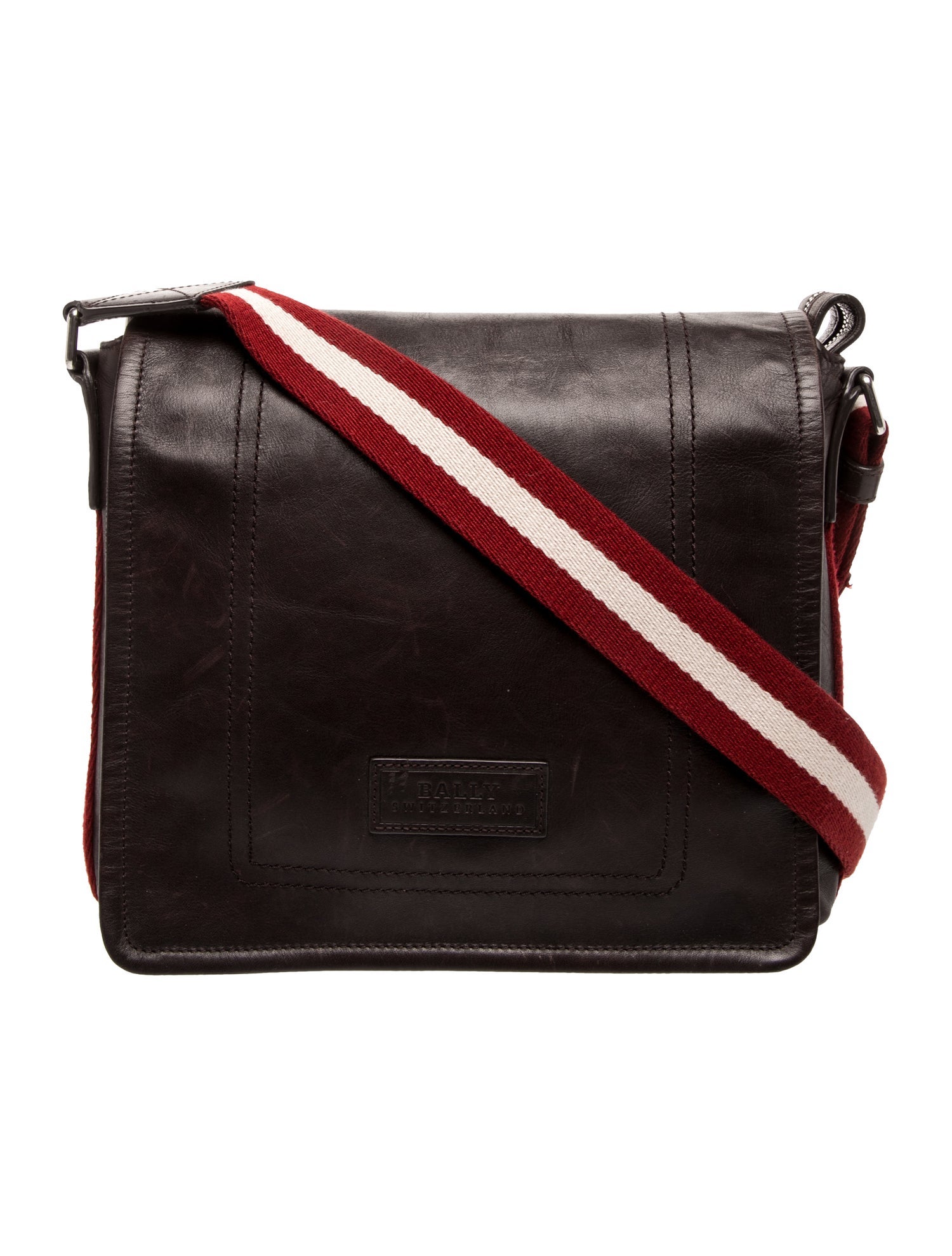 Bally Leather Messenger Bag