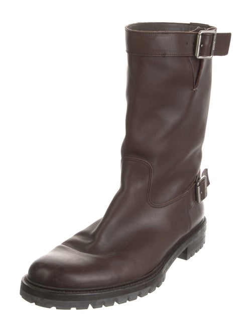 Bally Leather Moto Boots