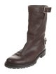 Bally Leather Moto Boots
