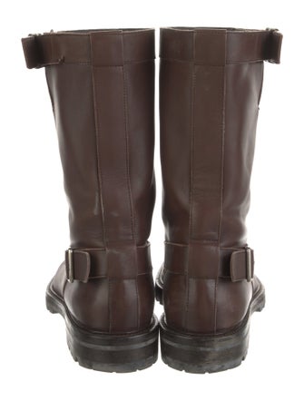 Bally Leather Moto Boots