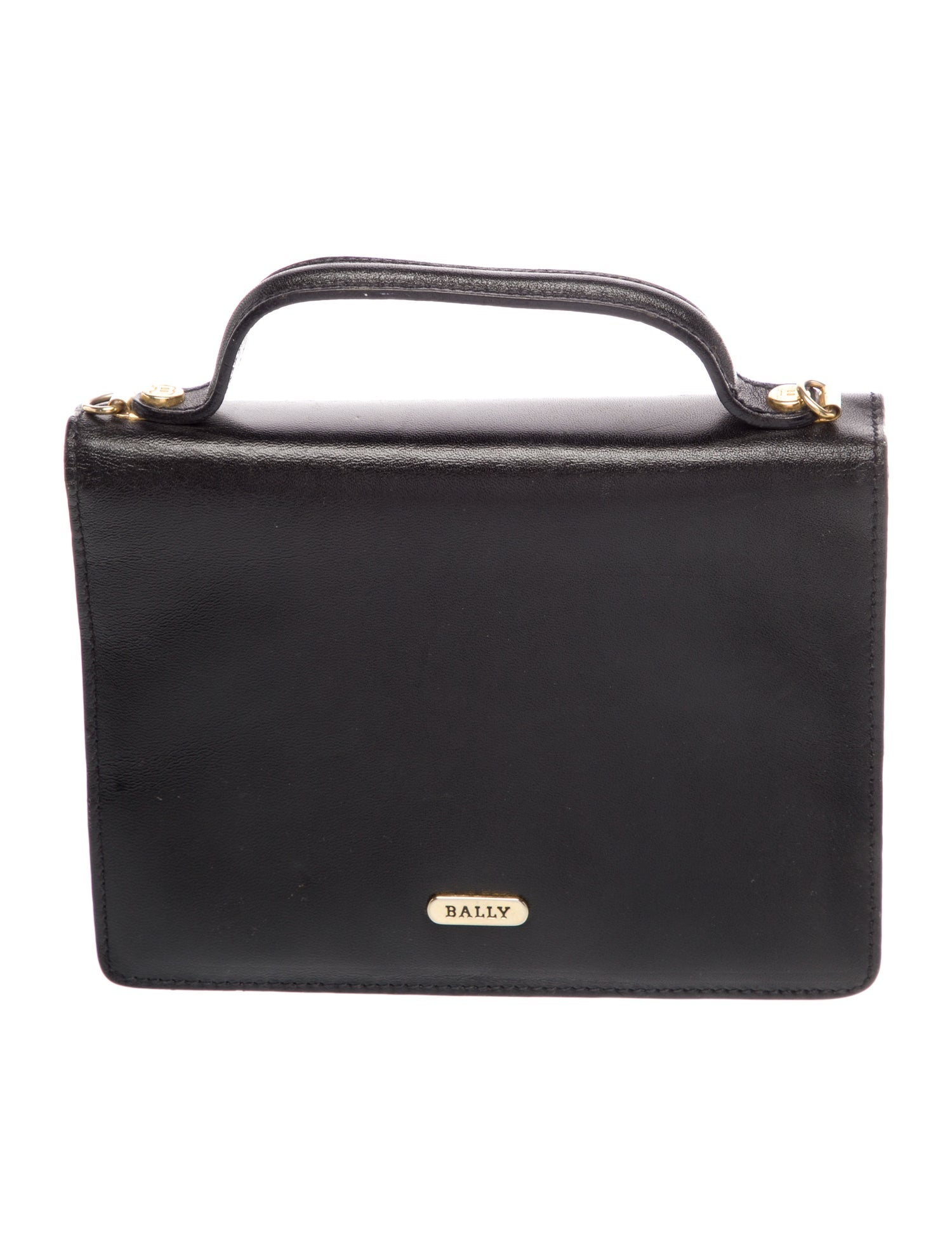 Bally Leather Top Handle Bag