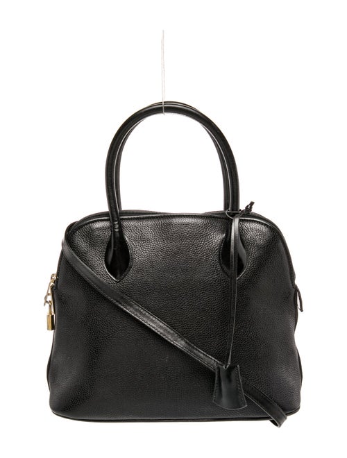 Bally Leather Top Handle Bag
