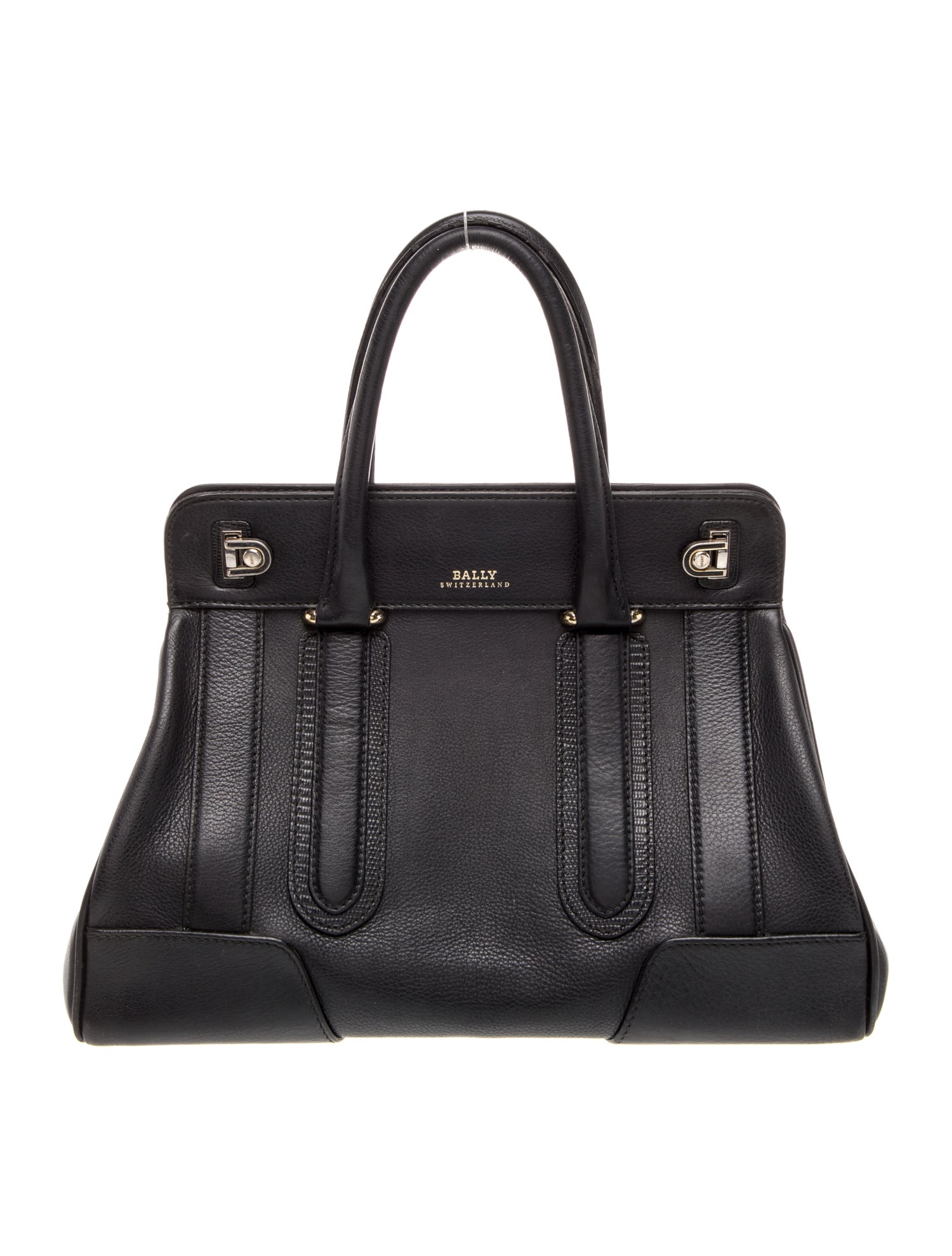 Bally Leather Top Handle Bag
