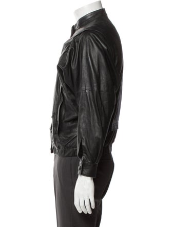 Bally Striped Bomber Jacket