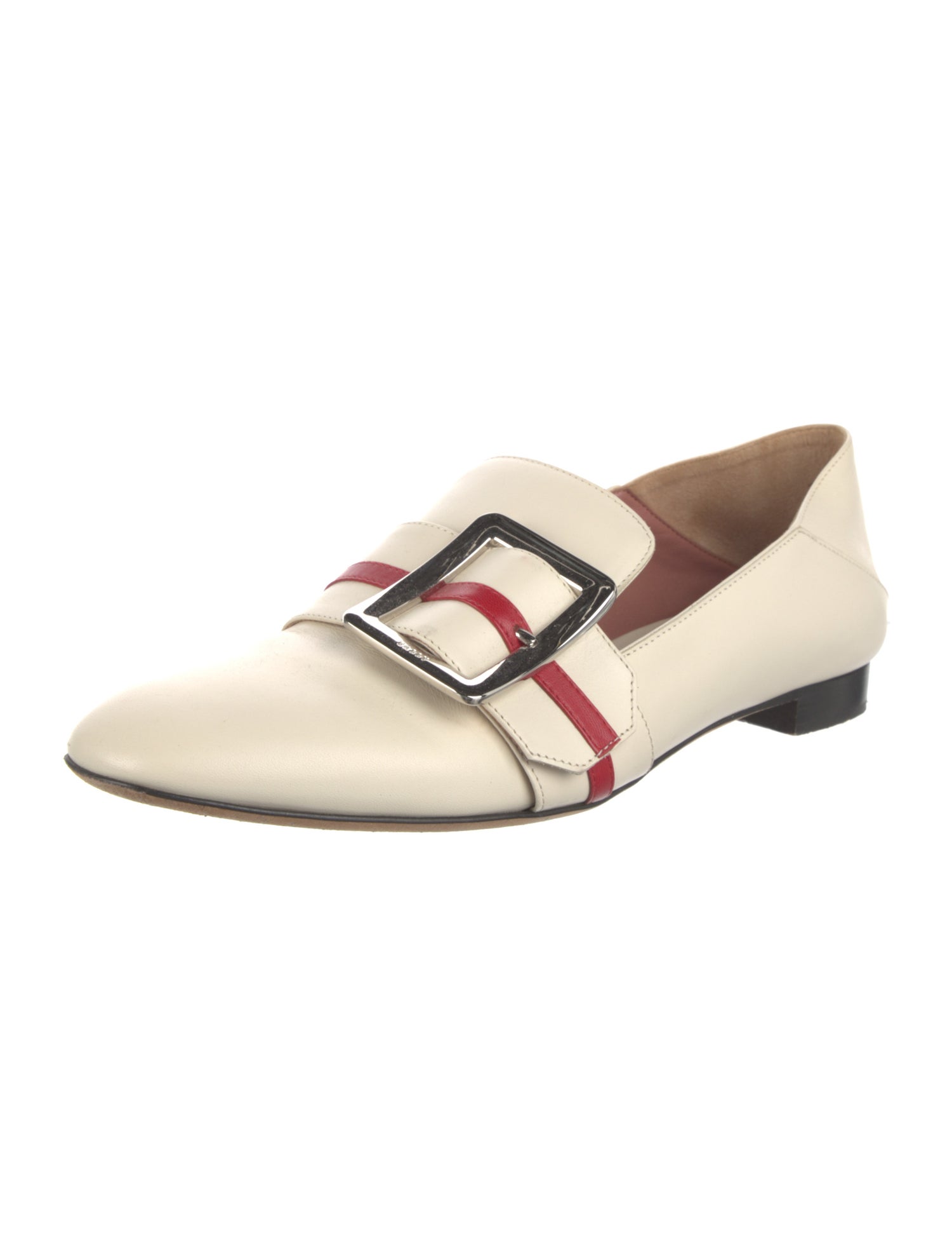 Bally Leather Printed Loafers