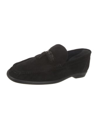 Bally Suede Dress Loafers