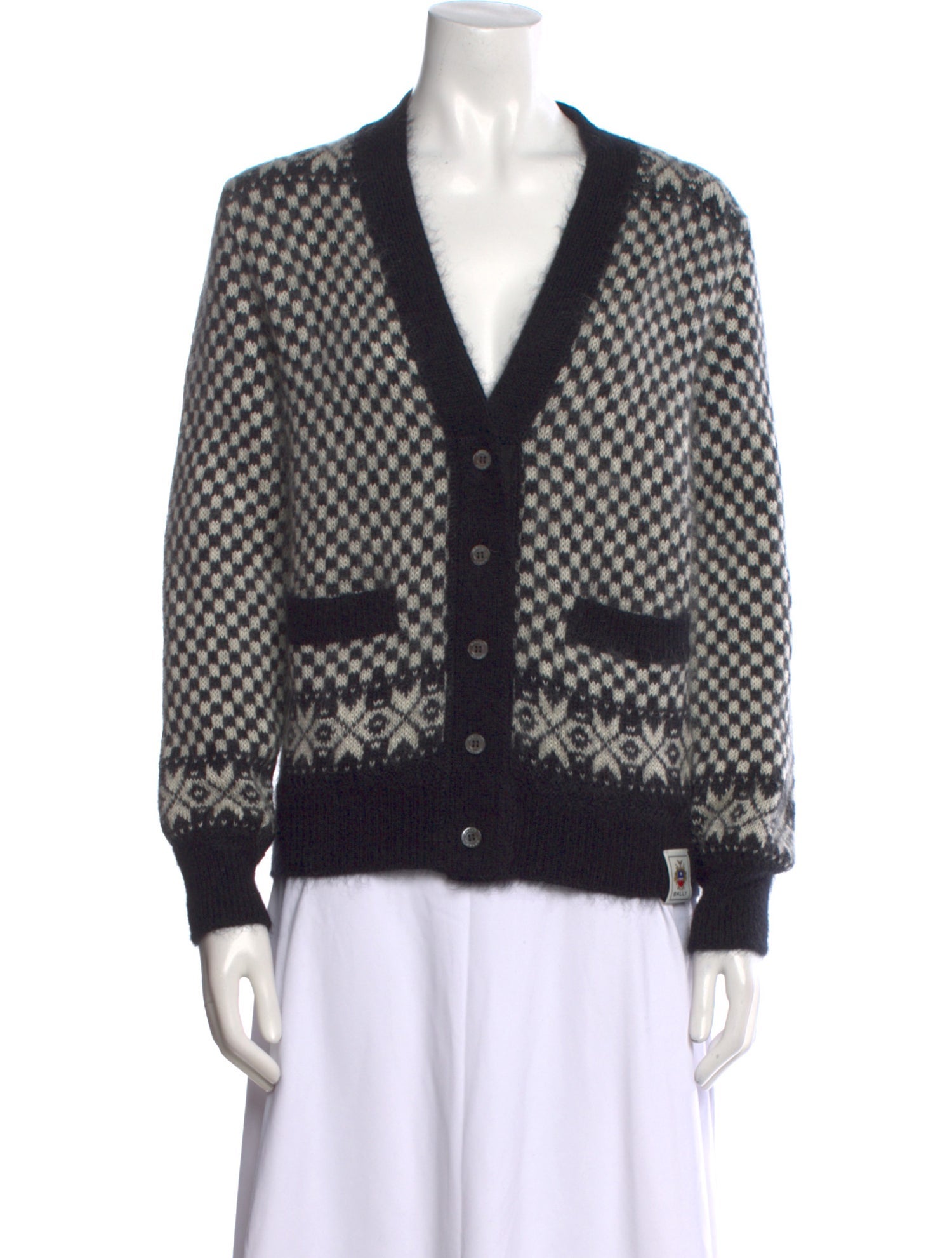 Bally Silk Printed Sweater w/ Tags