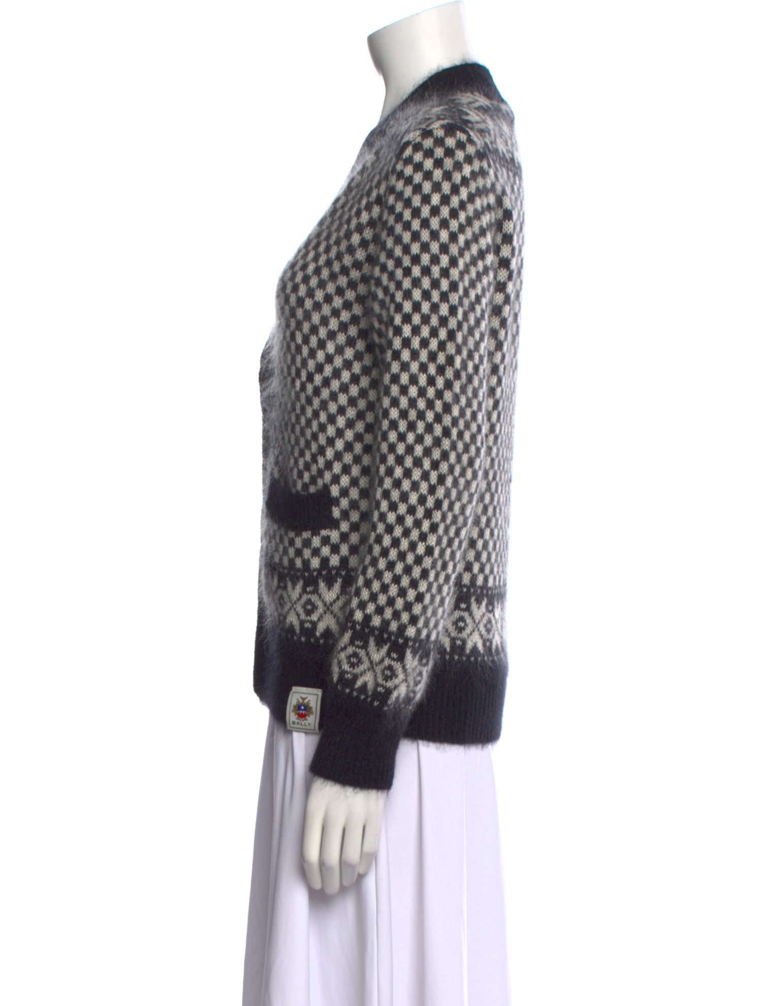 Bally Silk Printed Sweater w/ Tags