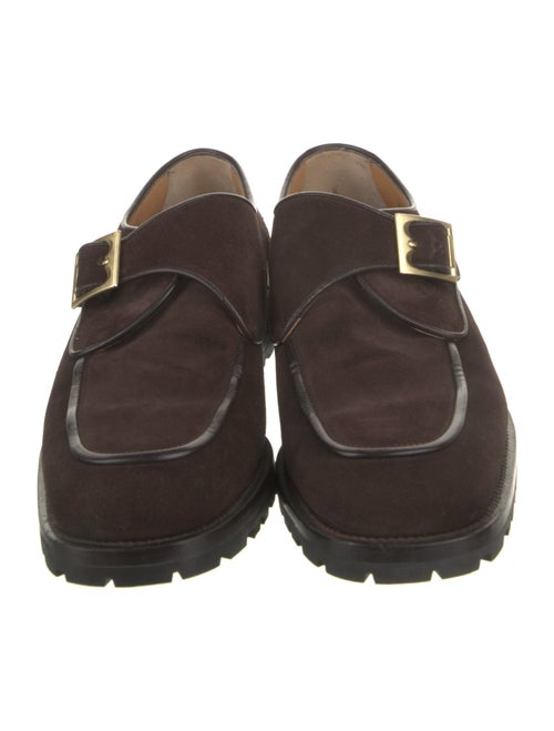 Bally Suede Monk Straps