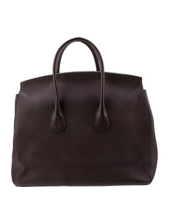 Bally Leather Top Handle Bag