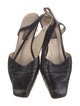 Bally Leather Slingback Pumps