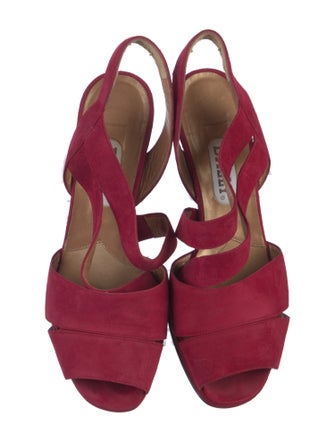 Bally Suede Slingback Sandals