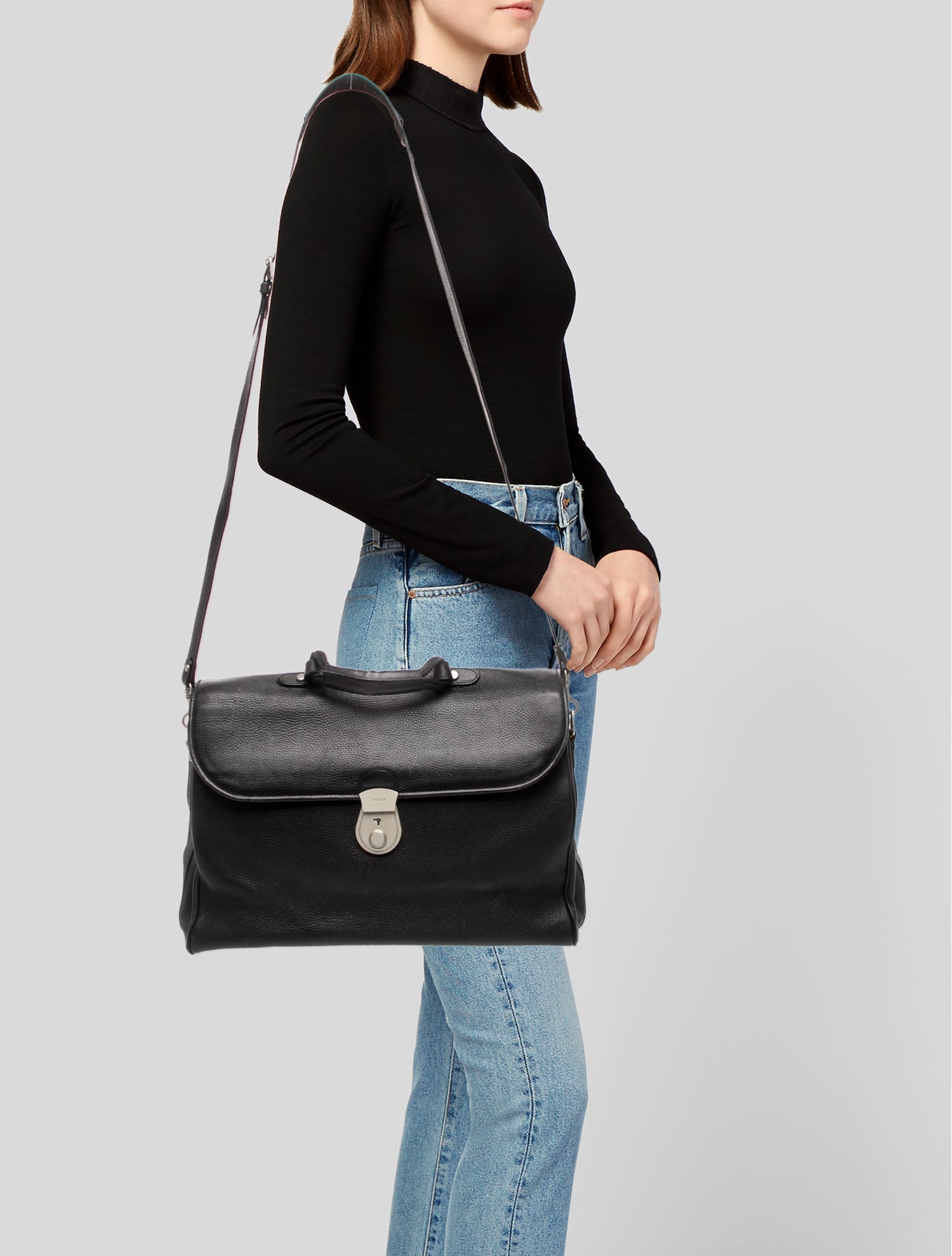 Bally Leather Briefcase