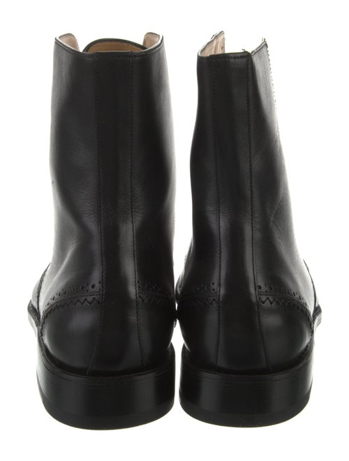Bally Leather Lace-Up Boots