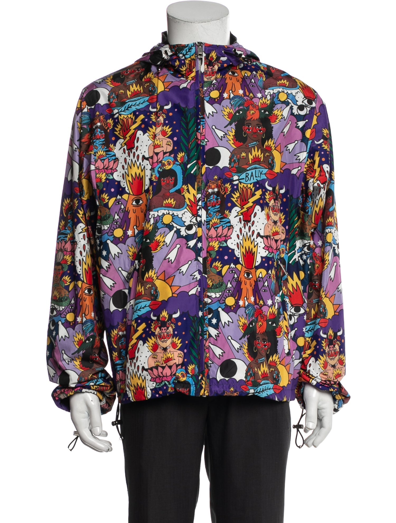 Bally Printed Windbreaker