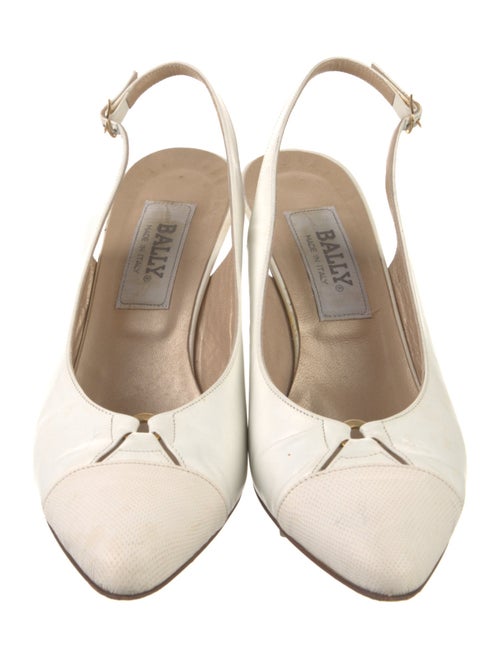 Bally Leather Slingback Pumps