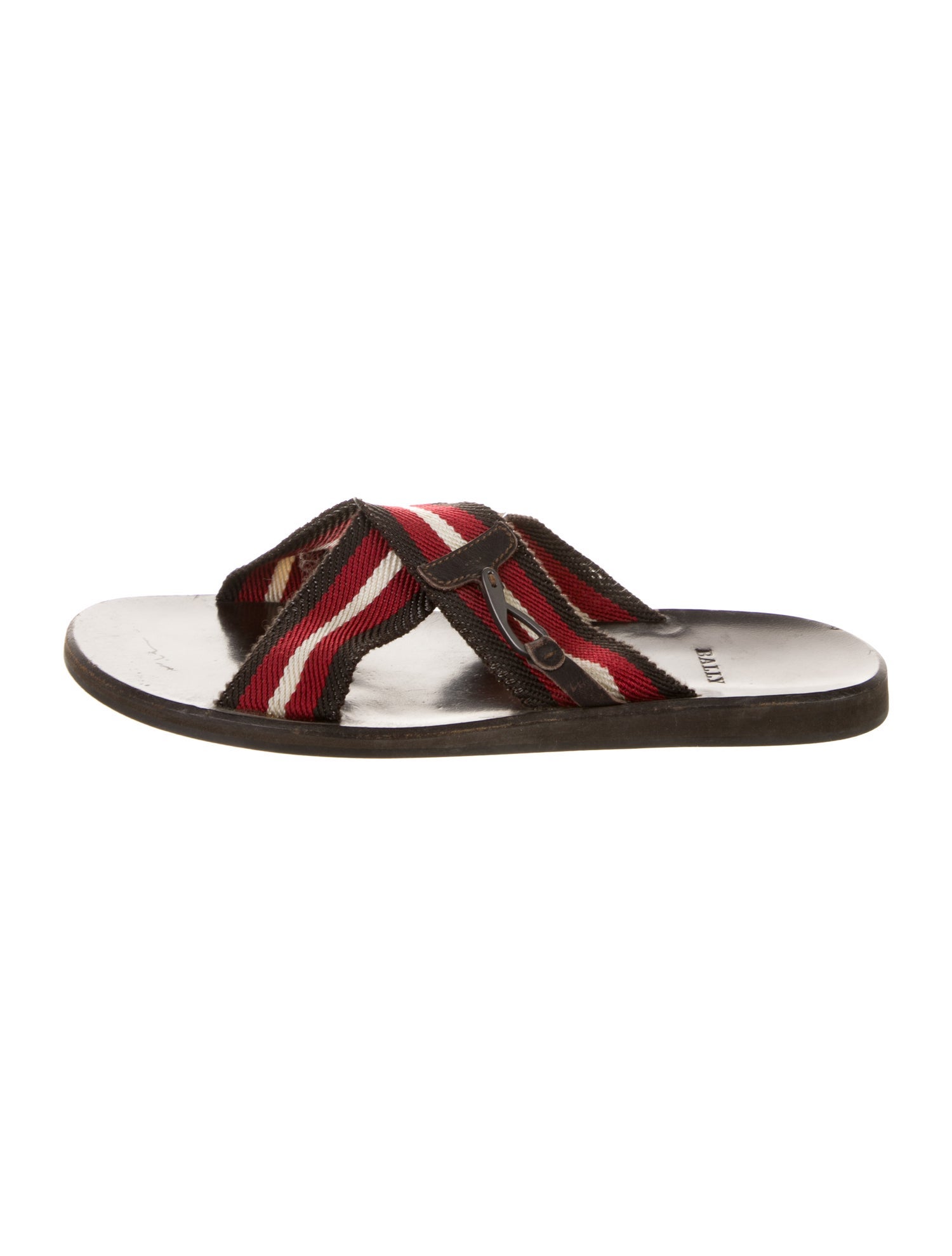 Bally Striped Slides