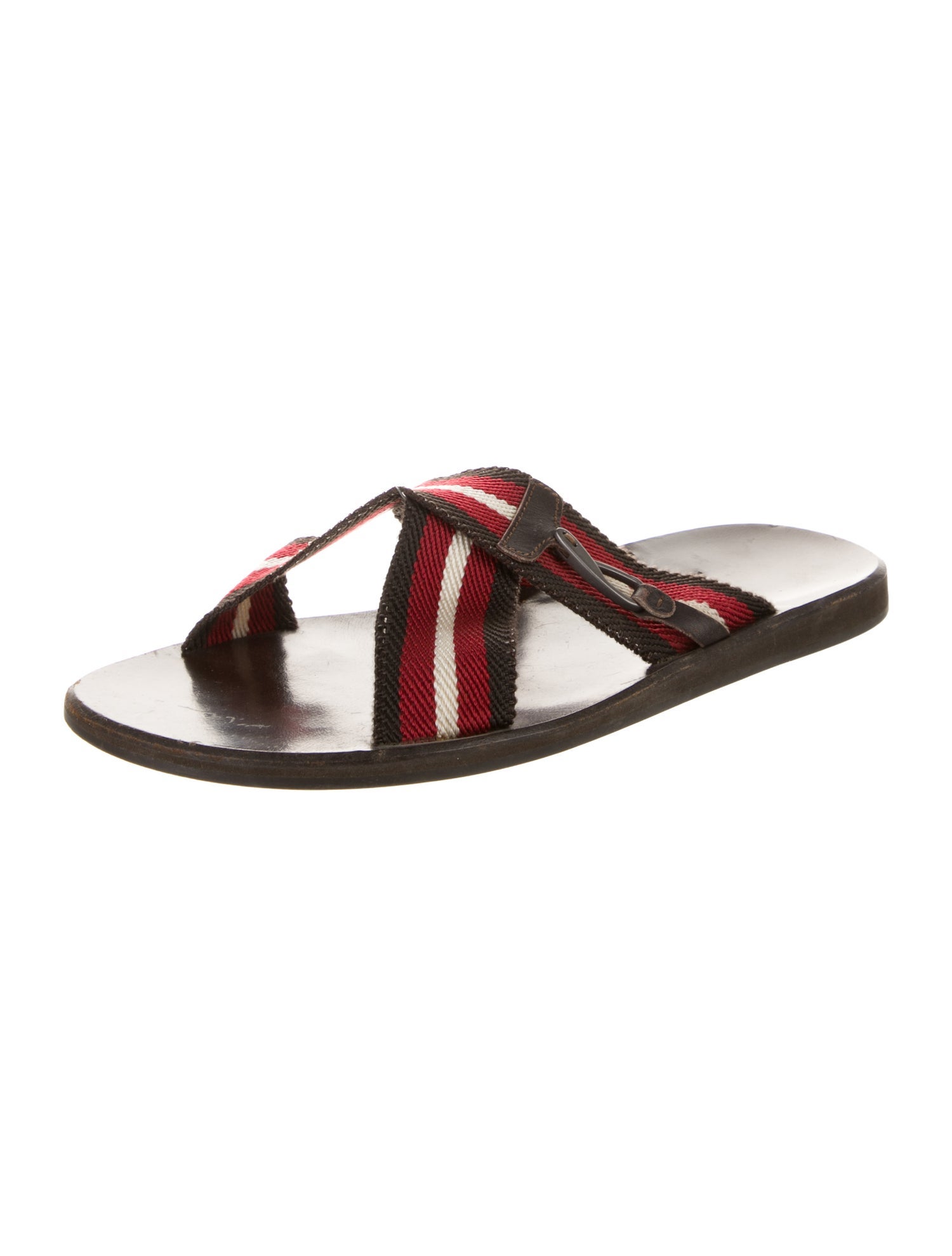 Bally Striped Slides