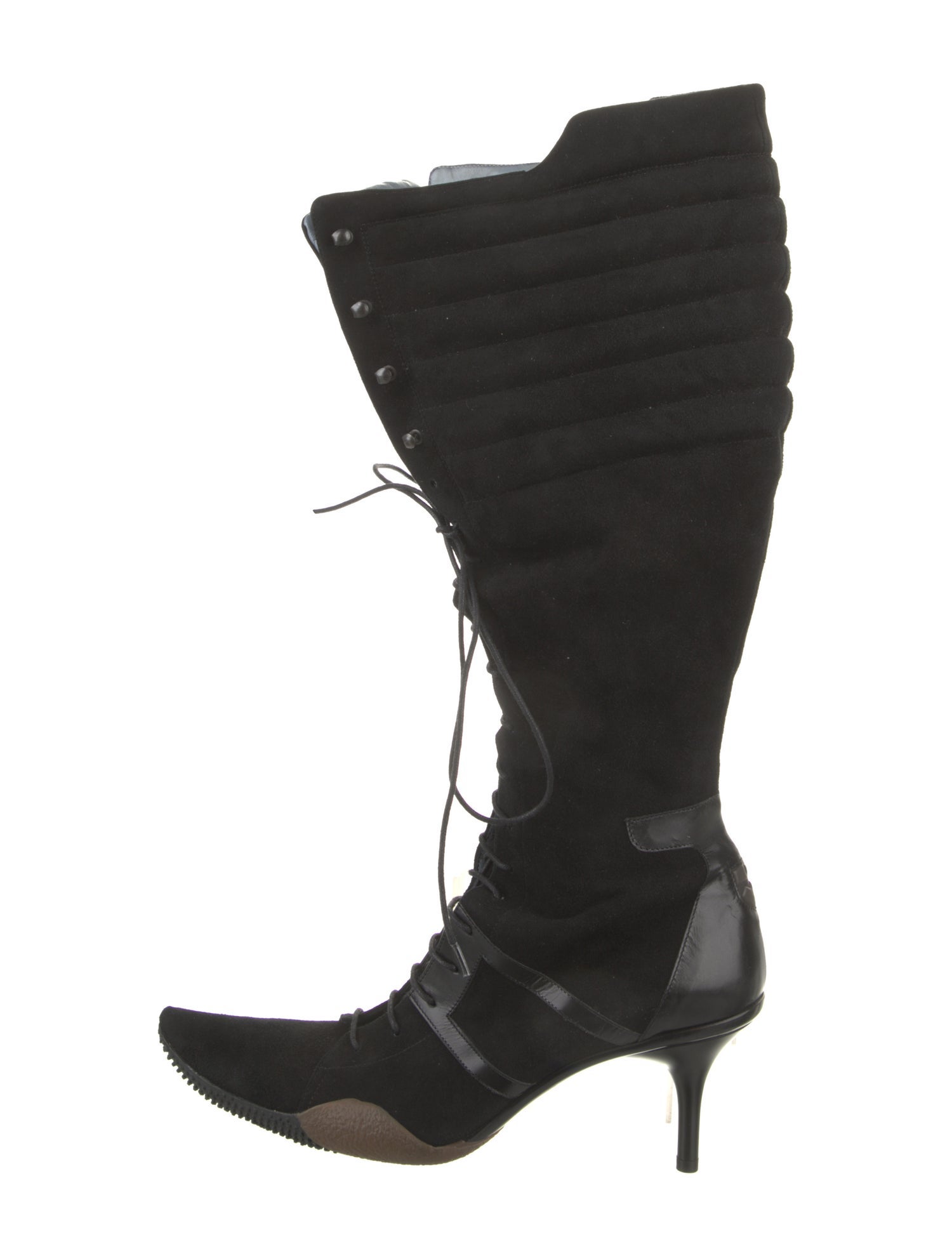 Bally Suede Lace-Up Boots