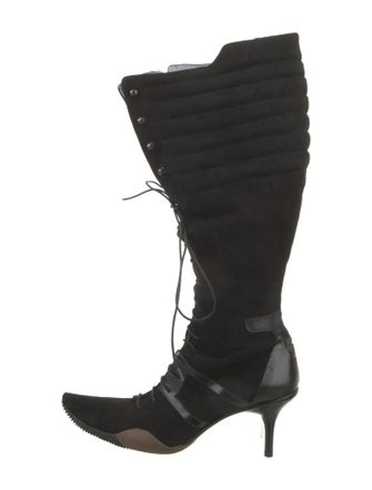 Bally Suede Lace-Up Boots