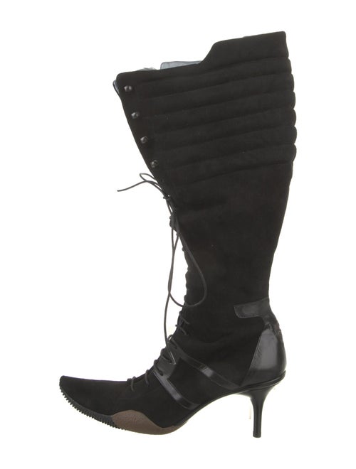 Bally Suede Lace-Up Boots