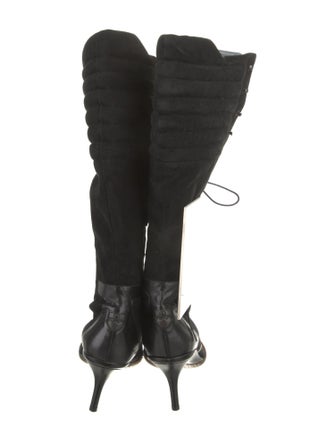 Bally Suede Lace-Up Boots