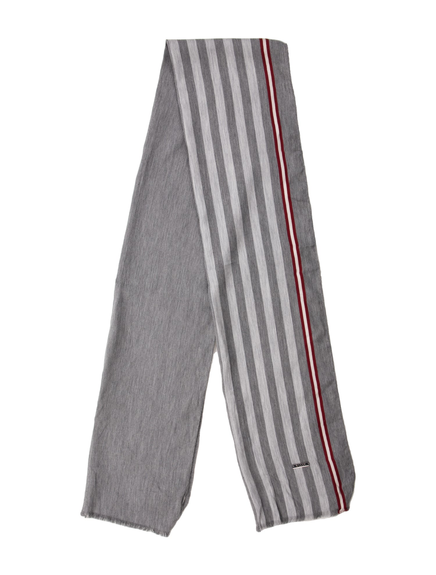 Bally Silk Striped Scarf w/ Tags