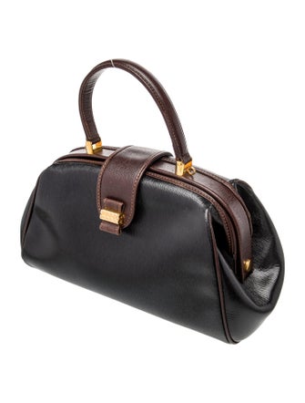 Bally Leather Top Handle Bag