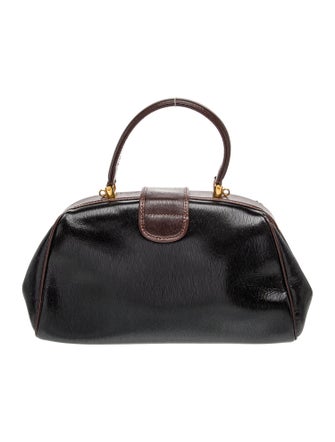Bally Leather Top Handle Bag