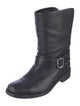 Bally Leather Moto Boots