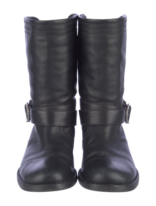 Bally Leather Moto Boots