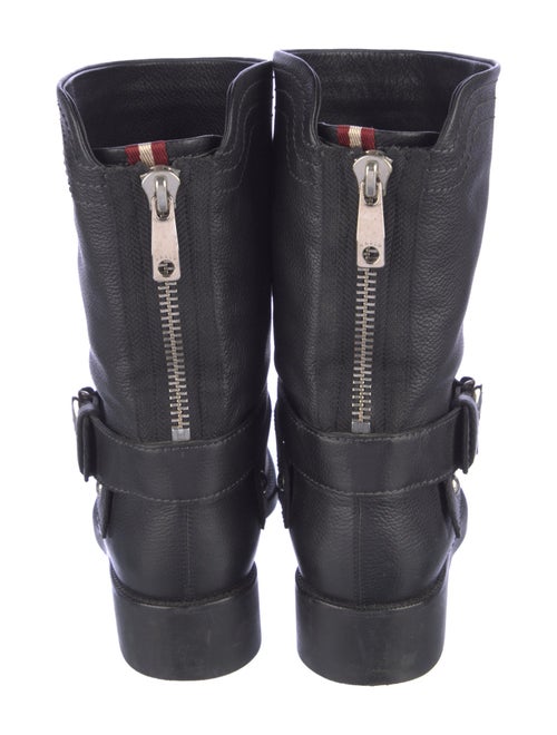 Bally Leather Moto Boots