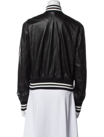 Bally Leather Bomber Jacket