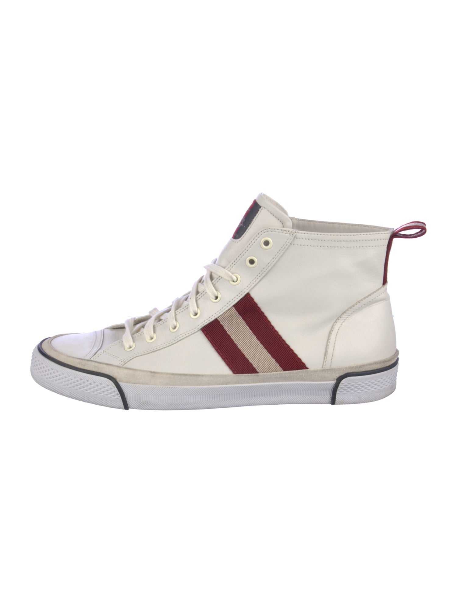 Bally Leather Printed Sneakers