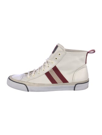 Bally Leather Printed Sneakers